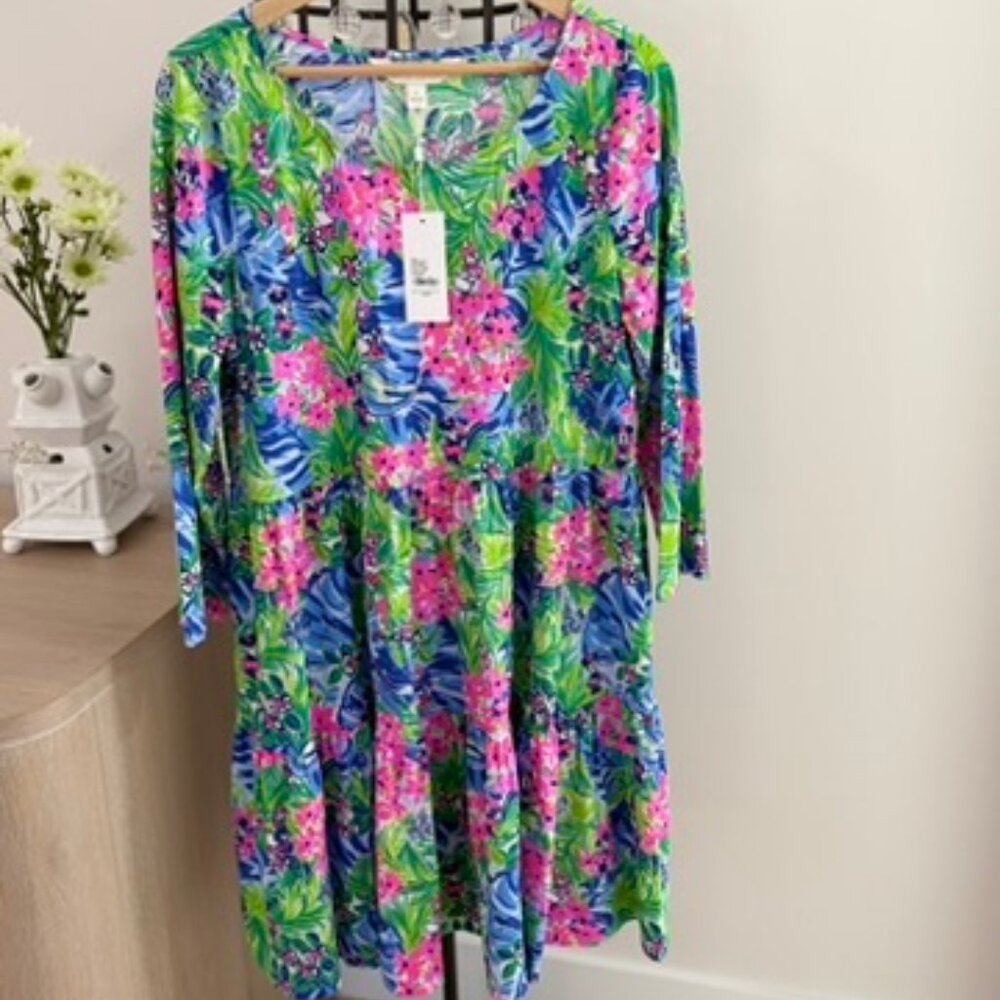Lilly Pulitzer Geanna 3/4 Sleeve Dress - Picture 6 of 12